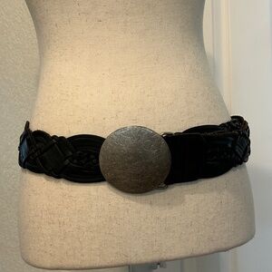 Bebe Black Genuin Leather Vintage Belt